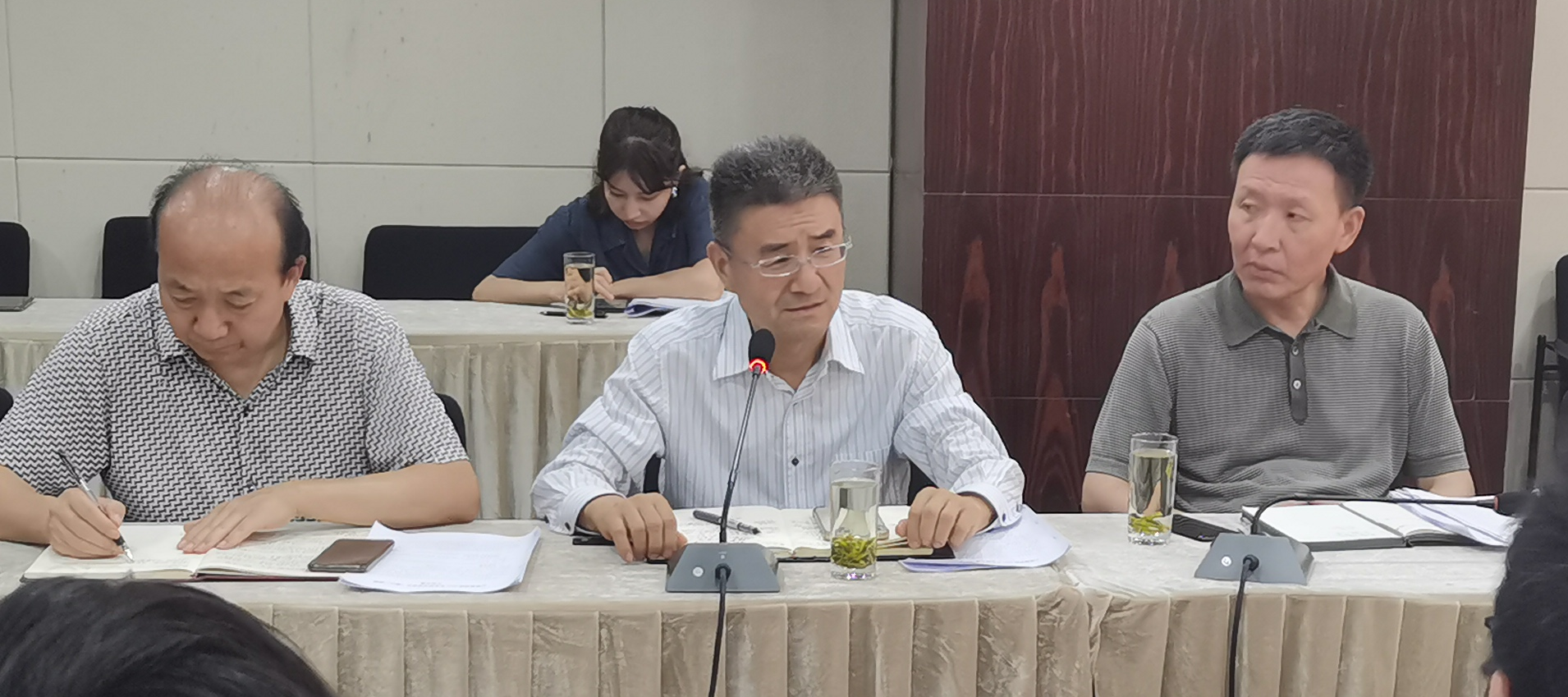 (图为陈剑峰副校长讲话) (图为陈剑峰副校长讲话)