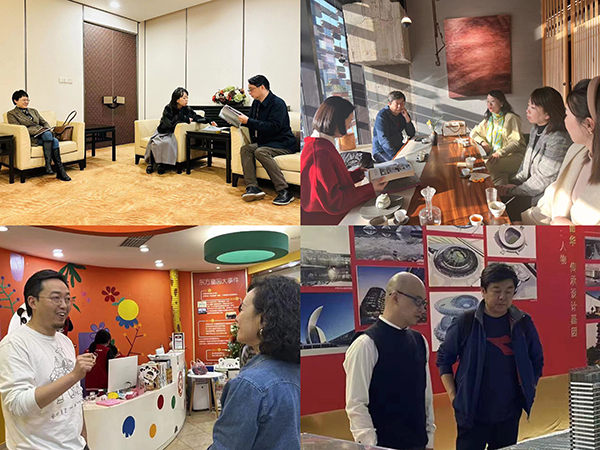 图为老师们在浦东美术馆交流座谈 图为老师们在浦东美术馆交流座谈